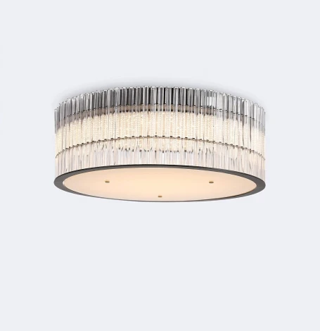 Потолочная люстра каскадная светодиодная Mizi'en Paris MZ180566-1-470 (220V, хрусталь, круглые)