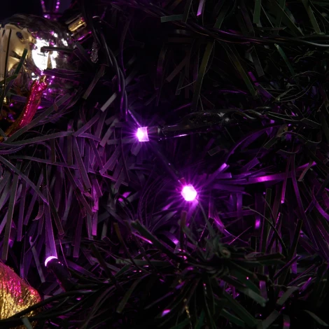 Светодиодная гирлянда Feron CL04 32301 линейная 220V розовый с питанием от сети