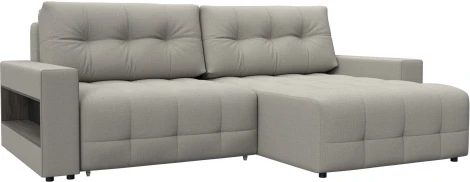 Диван угловой с полками Лига-053 НПБ Лига Диванов (Рогожка) арт.128930