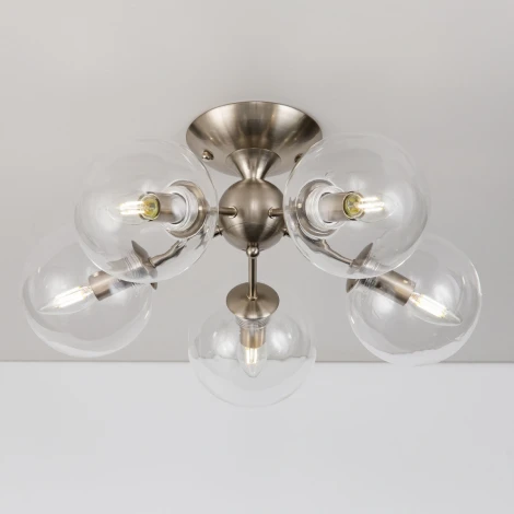 Потолочная люстра Citilux Томми CL102151 (220V, шарики, молекулы)