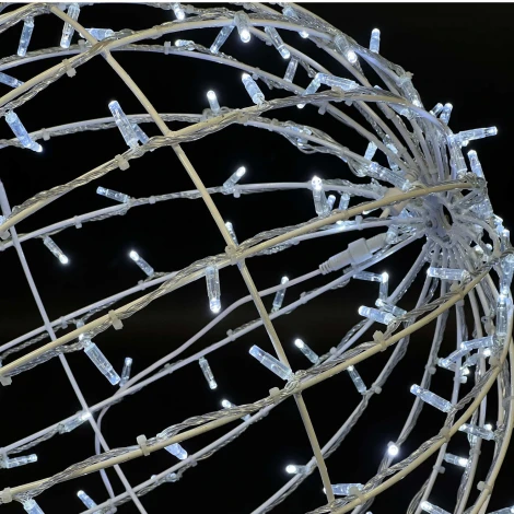 Светодиодная фигура "Световой Шар" диаметр 0,65м белая 220В, IP65 Laitcom LC-13310