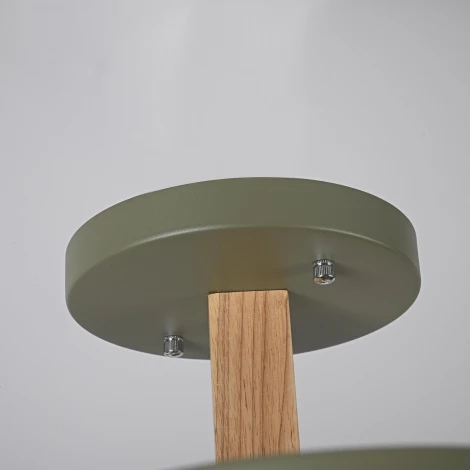 Потолочная люстра Wi-Fi на штанге Turna L12 Khaki By ImperiumLoft Turna-B01 (LED, 220V, голосовое управление, умный дом - Алиса)