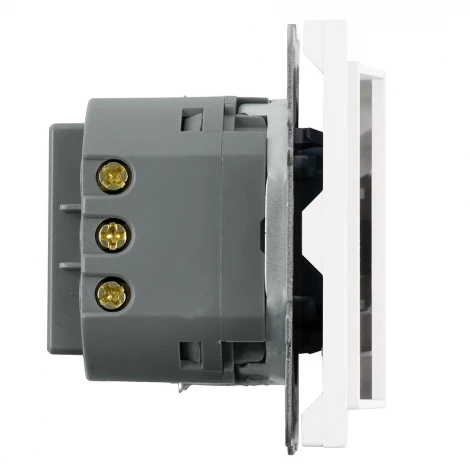 Выключатель карточный (механизм) 250В 40А RSW40-5114-01 белый фарфор, soft touch Stekker Эмили 50698