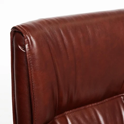 Кресло DAVOS кож/зам, коричневый, 2 TONE Tetchair 10205