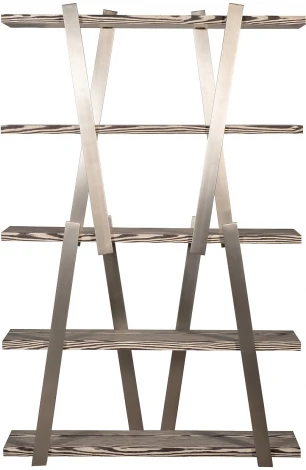 58DB-16000 Стеллаж Zebrano 120*33,5*185,5см Garda Decor