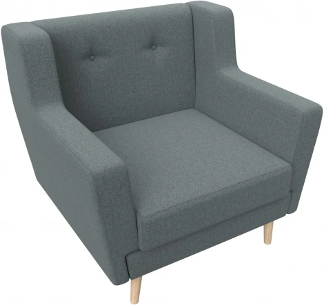 Кресло Брайтон (Серый/Рогожка) Лига Диванов арт.125035