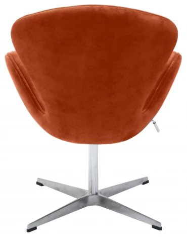 Кресло SWAN STYLE CHAIR терракотовый, искусственная замша Bradex Home FR 0655