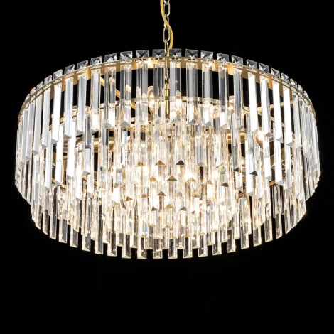 Подвесная люстра Citilux Фонда CL303223 (220V, хрусталь, на цепи)