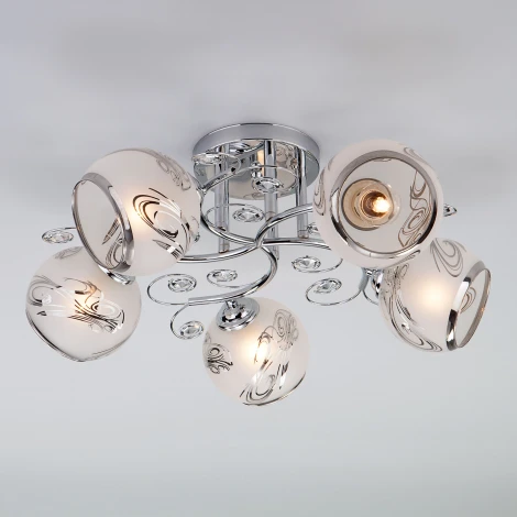 Потолочная люстра Eurosvet 30031 30031/5 хром