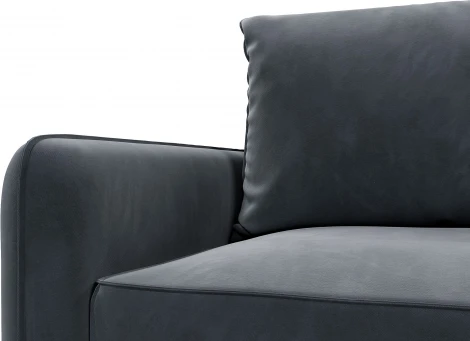 ПОРТЛЕНД Диван угловой серый D1 furniture арт.AAA41670004