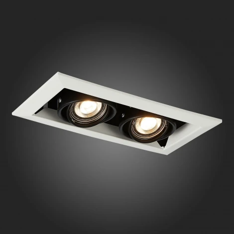 Встраиваемый точечный светильник ST Luce Hemi ST250.548.02 (220V, куб)