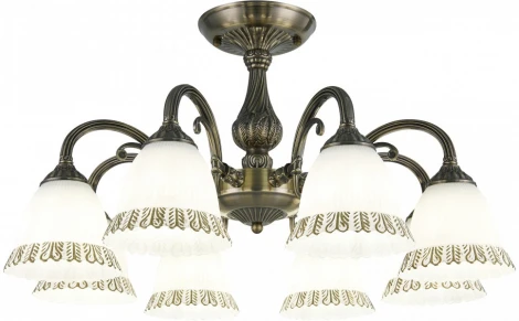 Потолочная люстра на штанге Arte Milano AM347410 347410/8 AB (220V)