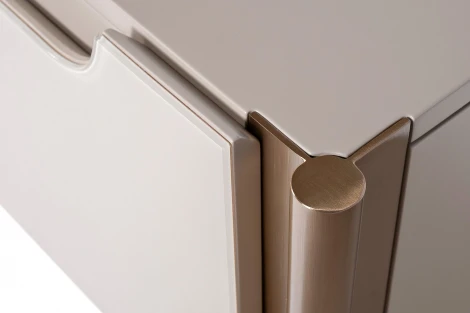 Тумба под телевизор Grimaldi светлая 200*40*50см Garda Decor арт.77IP-GD008-TV/1