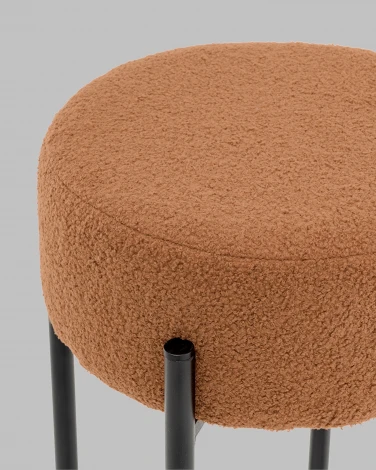 Стул барный Беккет букле терракотовый Stool Group арт.УТ000041575