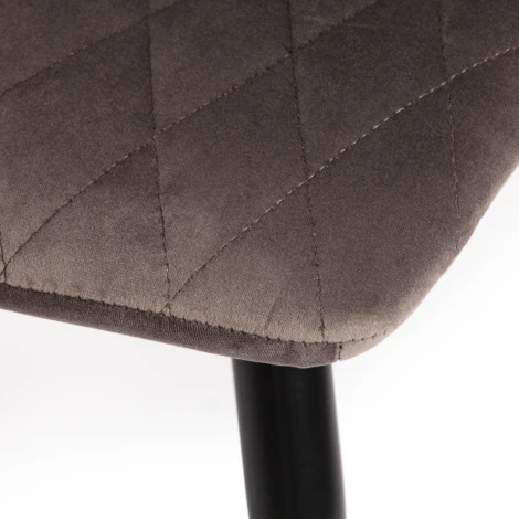 Стул Chilly X/Чилли Х (мод. 7096-1) (1шт.в упаковке) ткань/металл, 45x53х88 см, высота до сиденья 50 см, темно-серый barkhat 14/черный Tetchair 18296