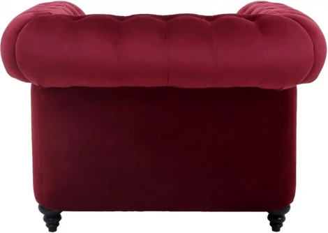 Кресло Chester Classic ОГОГО (арт.333393), (Ткань/Красный)