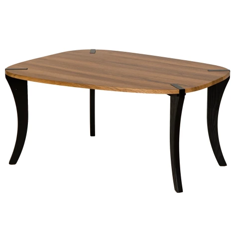 Стол журнальный BeautyStyle 35 дуб вотан/черный Mebelik 009857