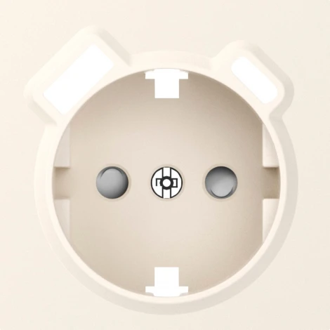 Накладка для розетки Schuko с зарядным устройством USB A+C, со шторками 16A 250В, матовый кремовый Donel A07 DE22931