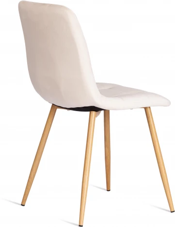 Обеденный стул Tetchair CHILLY (Вельвет,Металл/Бежевый)