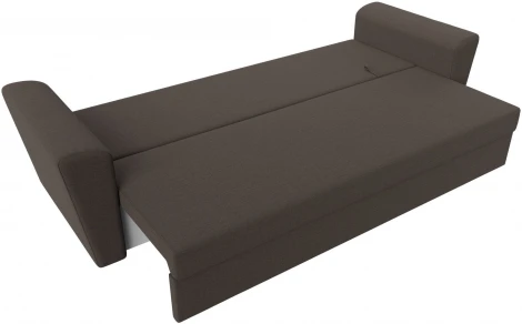 Диван прямой Амстердам Лайт (Коричневый/Рогожка) Лига Диванов арт.121133