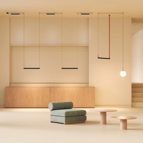 Трековый светильник низкоковольтный для ременной системы LED с голосовым управлением 48V Denkirs Belty Linear DK5676-BK (Умный дом) (умный дом - Smart Life)