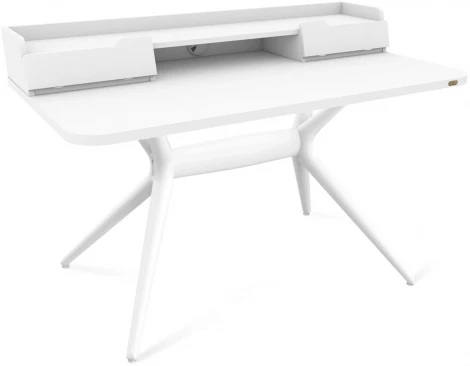 Стол рабочий Sheffilton SHT-TU30-2/TT31 120/65 ЛДСП белый/белый шагрень от фабрики Sheffilton