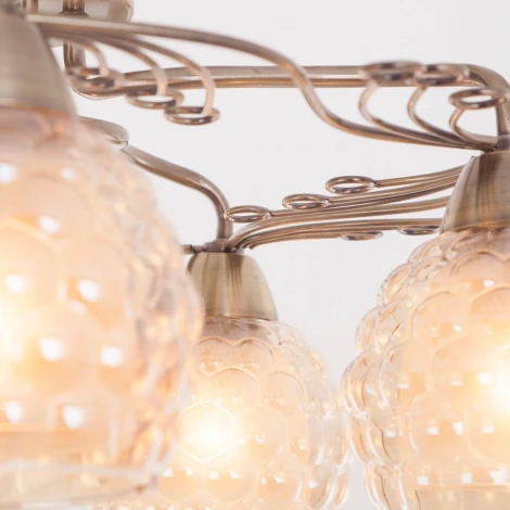 Потолочная люстра IDLamp Verity 286/5PF-Oldbronze