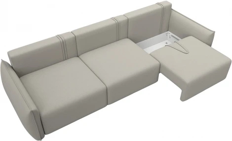 Диван прямой Лига-051 НПБ Лонг Лига Диванов (Рогожка) арт.128633