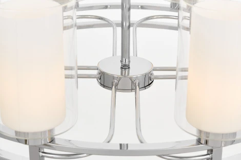 Подвесная люстра Lumina Deco Marietta LDP 8025-8 CHR+WT