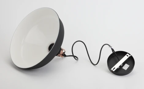 Подвесной светильник Эра PL2 BK/RC (220V, на проводе, круглые)