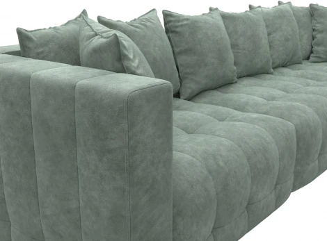 Диван прямой Лига-052 НПБ Лонг Лига Диванов (Велюр) арт.128788