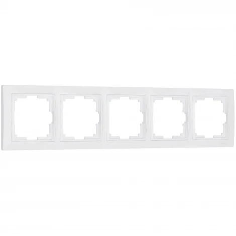 Рамка на 5 постов Snabb basic (белый) Werkel W0052001 (a051300)