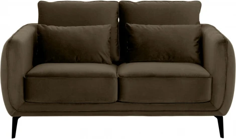 Диван Amsterdam двухместный ОГОГО (арт.342610), (Ткань/Коричневый)