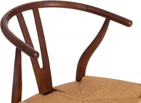Стул WISHBONE (mod.CB2212) дерево вяз, 57*50.5*79.5, Темный Орех (№5) Tetchair 12826