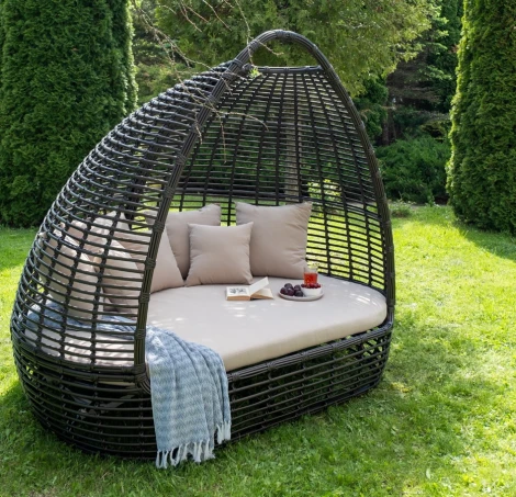 "Тенерифе" плетеная кровать, цвет бронзовый 4SIS арт.УТ-00006752