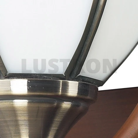 Бра N-Light 607 607-01-51 antique brass + walnut tiffany