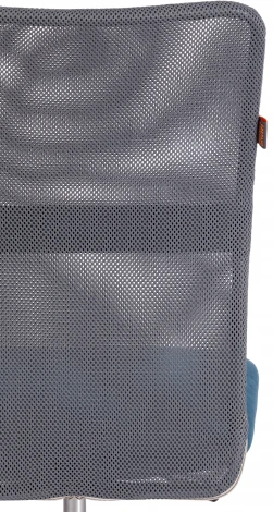 Компьютерное кресло игровое Tetchair START (Флок,Ткань/Синий,Серый) 21294