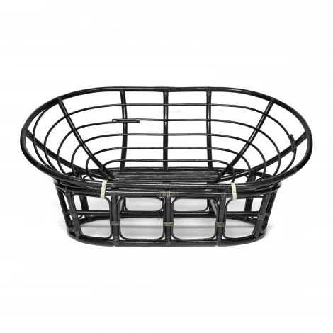 Кресло "MAMASAN" 23/02 W / без подушки / Antique brown (античный черно-коричневый)