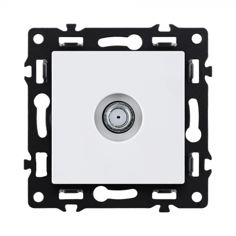 Розетка TV белый Kollinger Asthetik AS-020WH