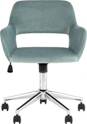 Кресло офисное ROSS велюр серо-зеленый Stool Group (арт.УТ000039077)
