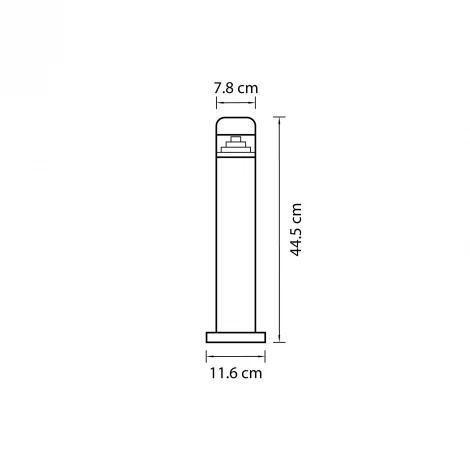 Наземный светильник Lightstar Raggio 376907 (LED, 220V, IP55)