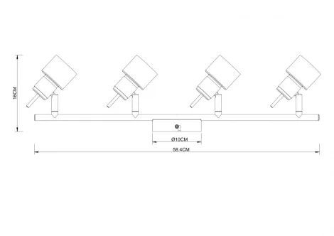 Спот на штанге Arte Lamp Almach A1906PL-4WH (220V)