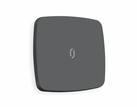 Лицевая панель Ambrella Volt OMEGA (Графит Мягкое касание) для 1-клавишных выключателей с подсветкой QUANT OP9020