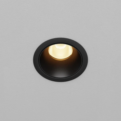 Встраиваемый светильник Maytoni Dip DL115-10W-2.7K-B (LED, 220V, круглые)