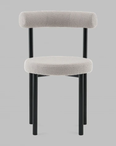 Стул обеденный Флорео букле светло-серый Stool Group арт.УТ000041336