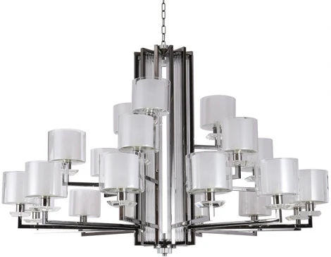 Подвесная люстра Newport 4401 4412+6+3/C black glossy (220V, на цепи)