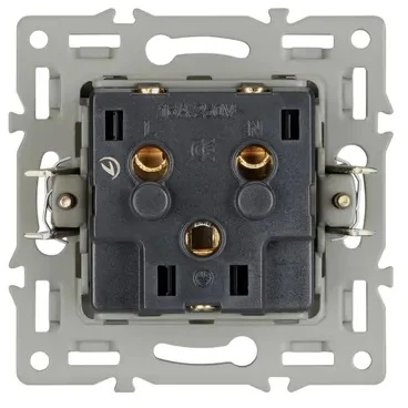 Механизм розетки влагозащищённый SCT-MCP-PL-WH (250V, 16A) (Arlight) 043745