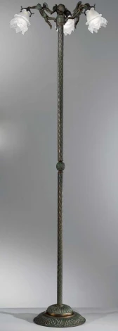 Торшер Nervilamp 2081 P2081/3/SC (220V, фонарь, фигура человека)