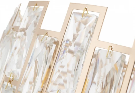 Потолочная люстра хрустальная на штанге Arte Milano Sorrento-4209 374209/6/80/470 GD (220V)