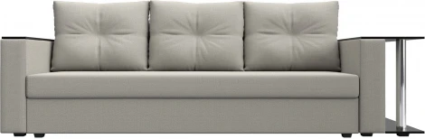 Диван прямой Атланта Лайт со столом справа Лига Диванов (Рогожка) арт.126159